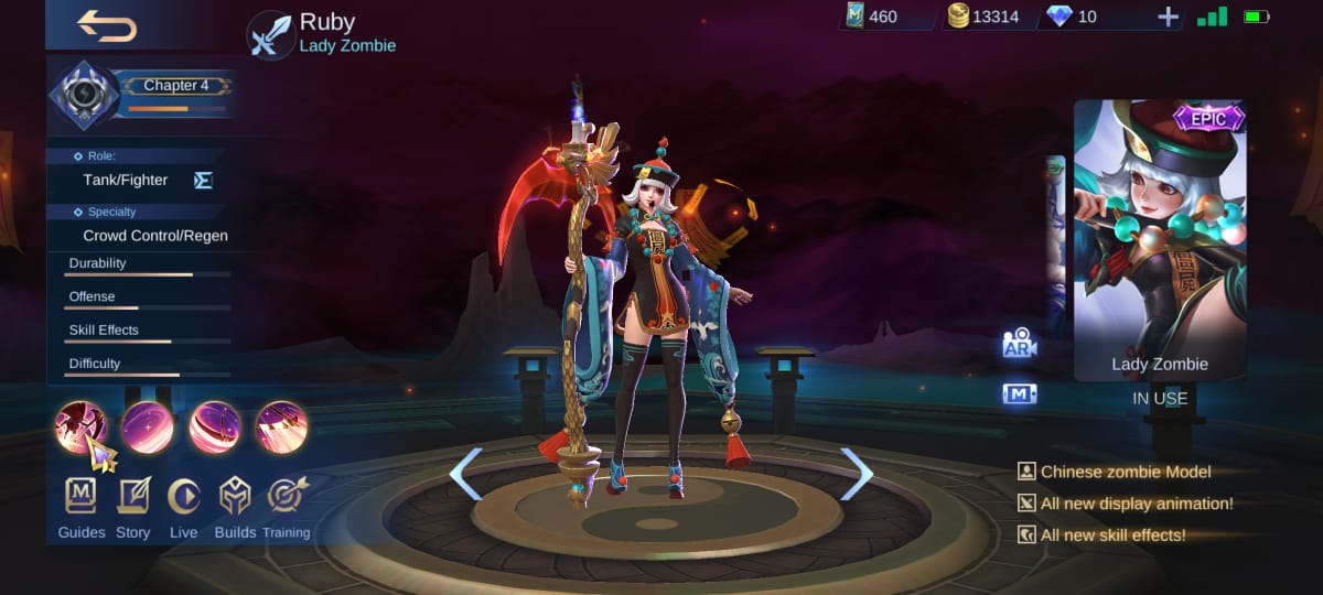 4 Skin Terbaik Ruby Mobile Legends (ML) Esportsku