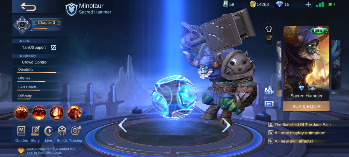 4 Skin Minotaur Terbaik Di Mobile Legends (ML) Esportsku
