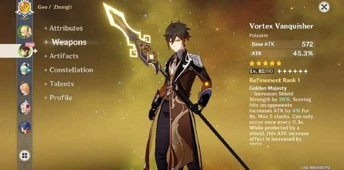 Build Zhong li DPS & Support Genshin Impact Game News