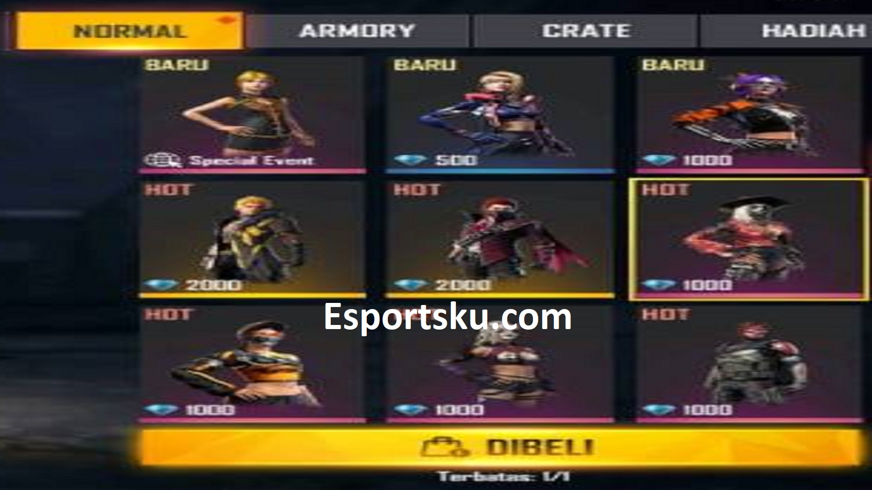 Black Rose Free Fire (FF) Bundle Comes With Latest Esports