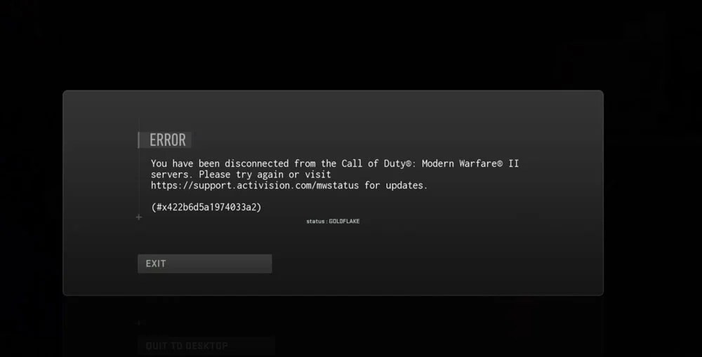 How to Fix MW2 Goldflake Error on PC? eSportsLatest