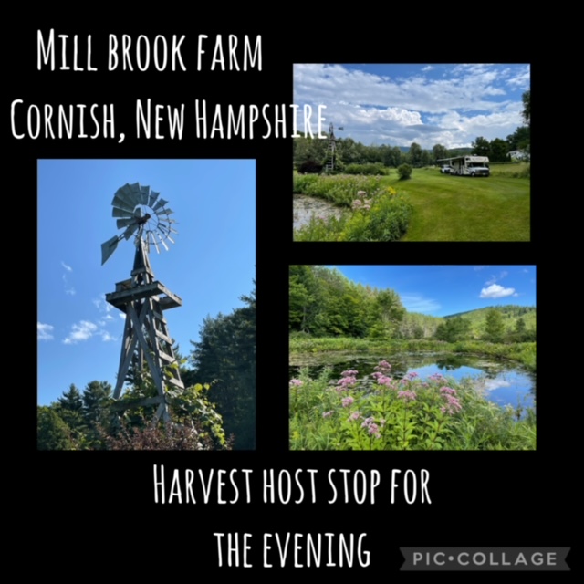 Day 66. August 14, 2021. Mill Brook Farm, Cornish, New Hampshire