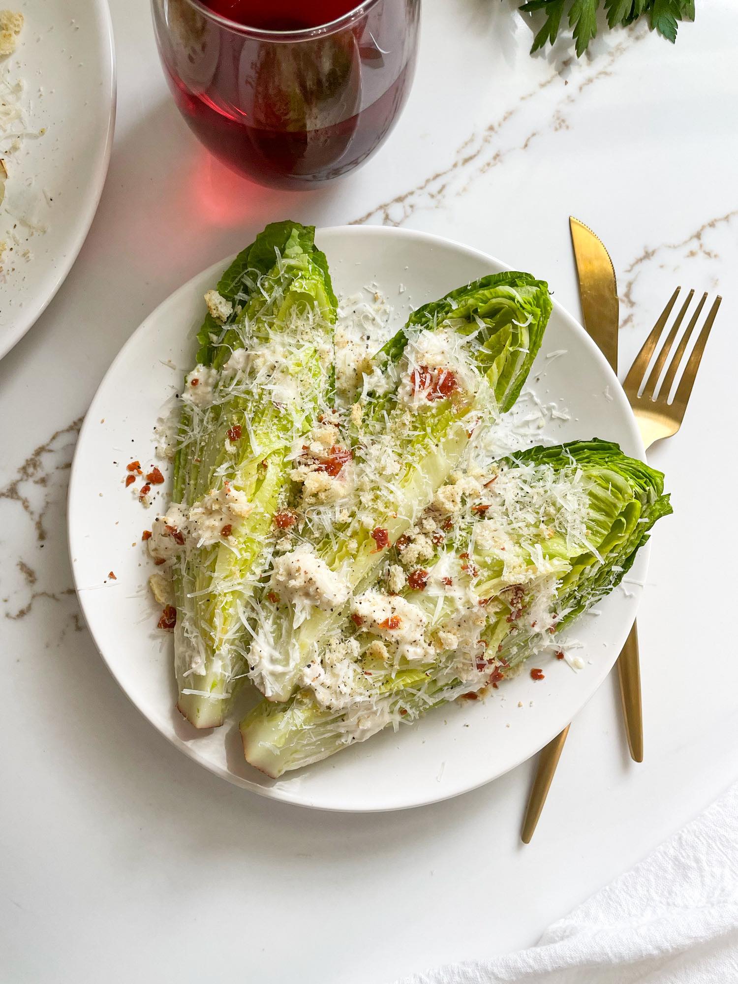 Caesar Wedge Salad Espresso and Lime