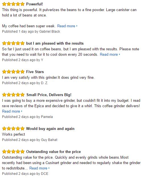 Epica Electric Coffee & Spice Grinder Review