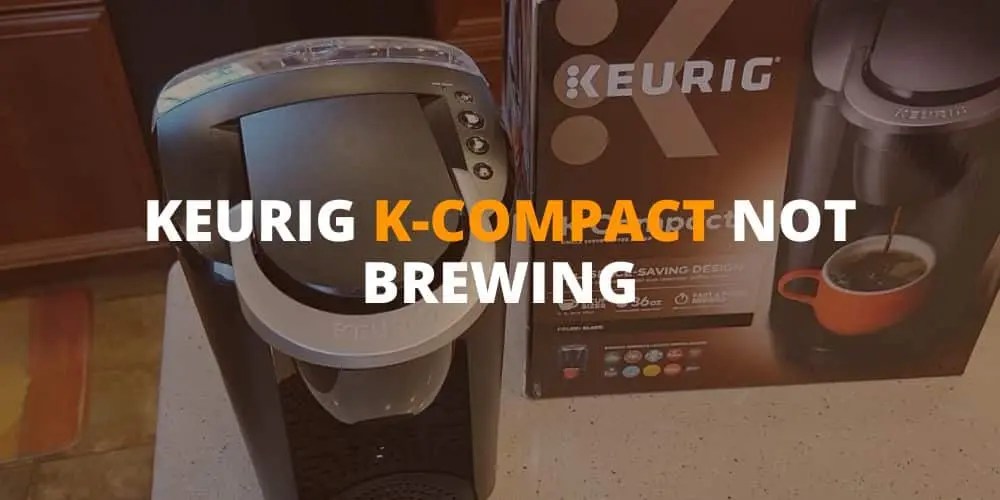 Keurig K Compact Not Brewing Quick Fixes for All Lights On Issue