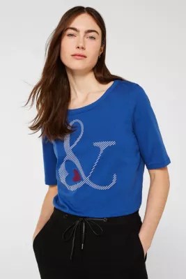 Esprit Shirt mit Print, 100 Baumwolle im Online Shop kaufen