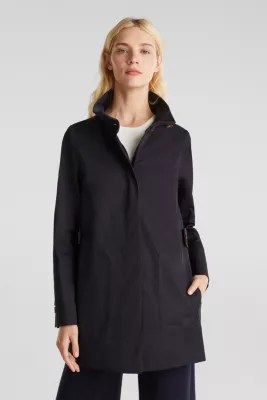 Esprit BaumwollMantel mit hohem Stehkragen im Online Shop kaufen