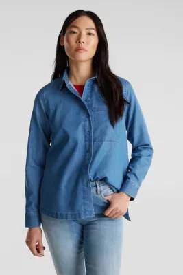 Esprit JeansBluse mit Lyocell im Online Shop kaufen