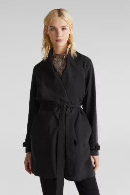 Esprit SchalkragenMantel mit PeachTouch im Online Shop kaufen