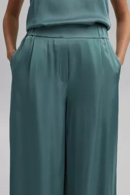 ESPRIT PalazzoHose aus Satin mit Gummibund in unserem Online Shop