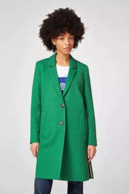 Esprit woll mix mantel im college style Modische Jacken 20182019
