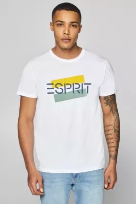 Esprit Jersey logo Tshirt, 100 cotton at our Online Shop