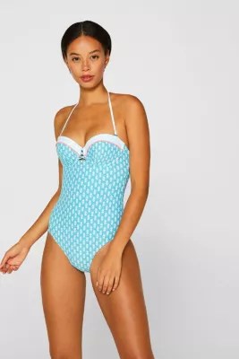 Esprit Padded swimsuit in a retro style at our Online Shop