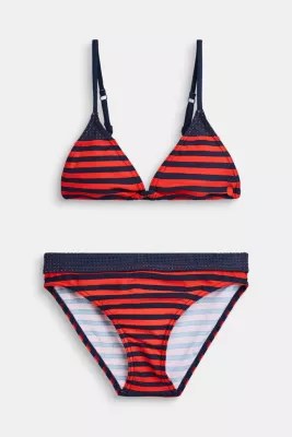 Esprit Triangle bikini set with stripes at our Online Shop