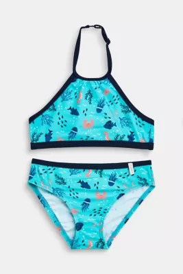 Esprit Halterneck bikini set with ocean motifs at our Online Shop