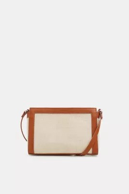 Esprit Shoulder bag made of material containing linen at our Online Shop