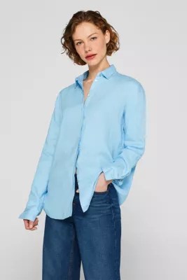 Esprit Hemdbluse aus 100 Leinen im Online Shop kaufen