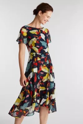 Esprit Chiffonkjole med blomsterprint i Esprits