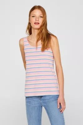edc TankTop mit StreifenPrint, 100 Baumwolle im Online Shop kaufen