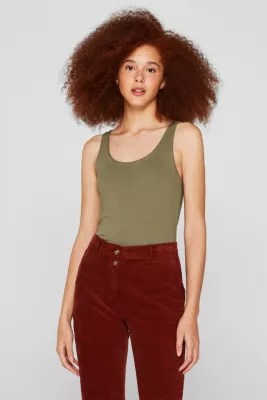 edc TankTop mit Stretch und Organic Cotton im Online Shop kaufen