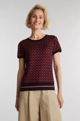 Esprit Trui met korte mouwen en motief kopen in de online shop