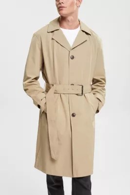 Shop the Latest in Men's Fashion Trench coat with belt ESPRIT