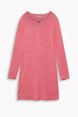 Esprit Flowing jersey nightshirt with polka dots at our Online Shop