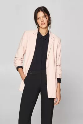 Esprit Oversized blazer with gathered sleeves at our Online Shop