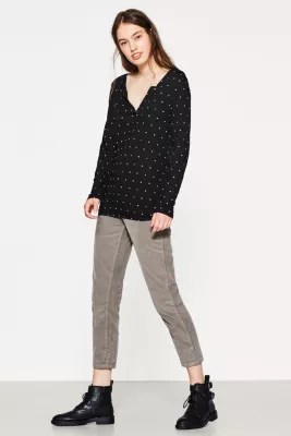 edc Flowing printed long sleeve top at our Online Shop