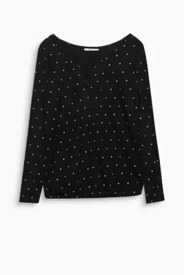 edc Flowing printed long sleeve top at our Online Shop