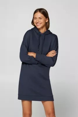 edc SweatshirtKleid mit Kapuze im Online Shop kaufen