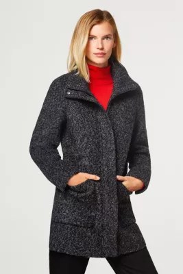Esprit Aus Wollmix Mantel in BoucléOptik im Online Shop kaufen