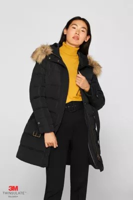 Esprit Quilted coat with 3M® Thinsulate filling at our Online Shop