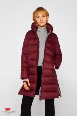 Esprit Quilted coat with 3M® Thinsulate filling at our Online Shop
