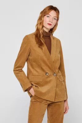 Esprit CORDUROY mix + match doublebreasted blazer kopen in de online shop