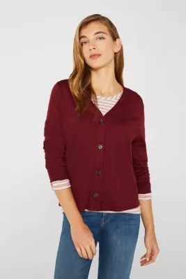 Esprit Vest van fijne jersey met stretch kopen in de online shop