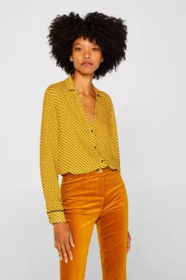 Esprit Bluse med minimalprint i Esprits