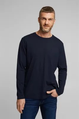 Esprit Long sleeve jersey top, 100 organic cotton at our Online Shop