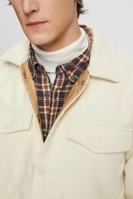 Shop the Latest in Men's Fashion Polar fleece trucker jacket ESPRIT Hong Kong Official Online