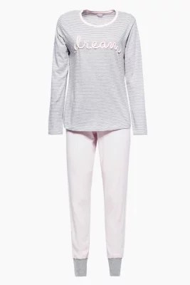 Esprit Jersey pyjamas with sequins, 100 cotton at our Online Shop