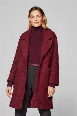 Esprit Mantel aus Teddyfell im Online Shop kaufen