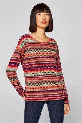 Esprit Jumper with different patterns at our Online Shop