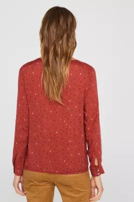 ESPRIT PrintBluse mit SaumGummizug in unserem Online Shop
