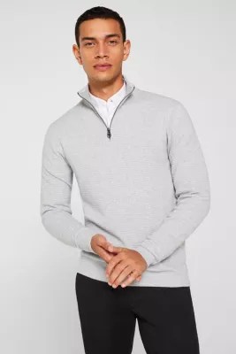 Esprit With cashmere Textured knit jumper at our Online Shop