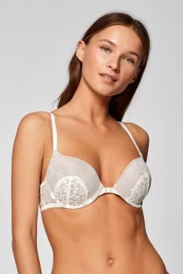 edc Padded underwire bra in two kinds of lace at our Online Shop
