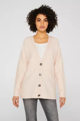 Esprit Met wol geribd vest kopen in de online shop