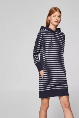 edc HoodieKleid aus 100 Baumwolle im Online Shop kaufen