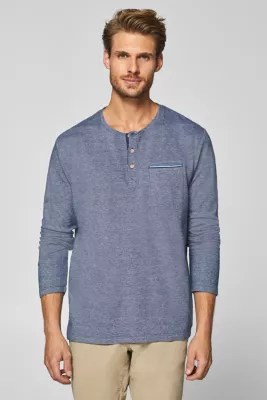 Esprit Long sleeve jersey top in 100 cotton at our Online Shop