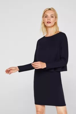 Esprit JerseyStretchKleid im LayerLook im Online Shop kaufen
