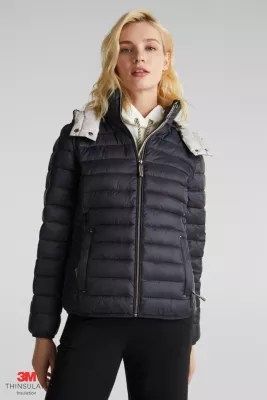 Esprit Quilted jacket with 3M™ Thinsulate™ padding at our Online Shop